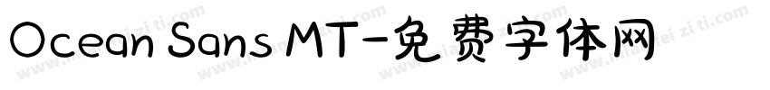 Ocean Sans MT字体转换